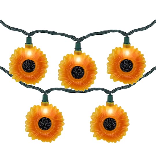 10ct. Sunflower Patio String Lights